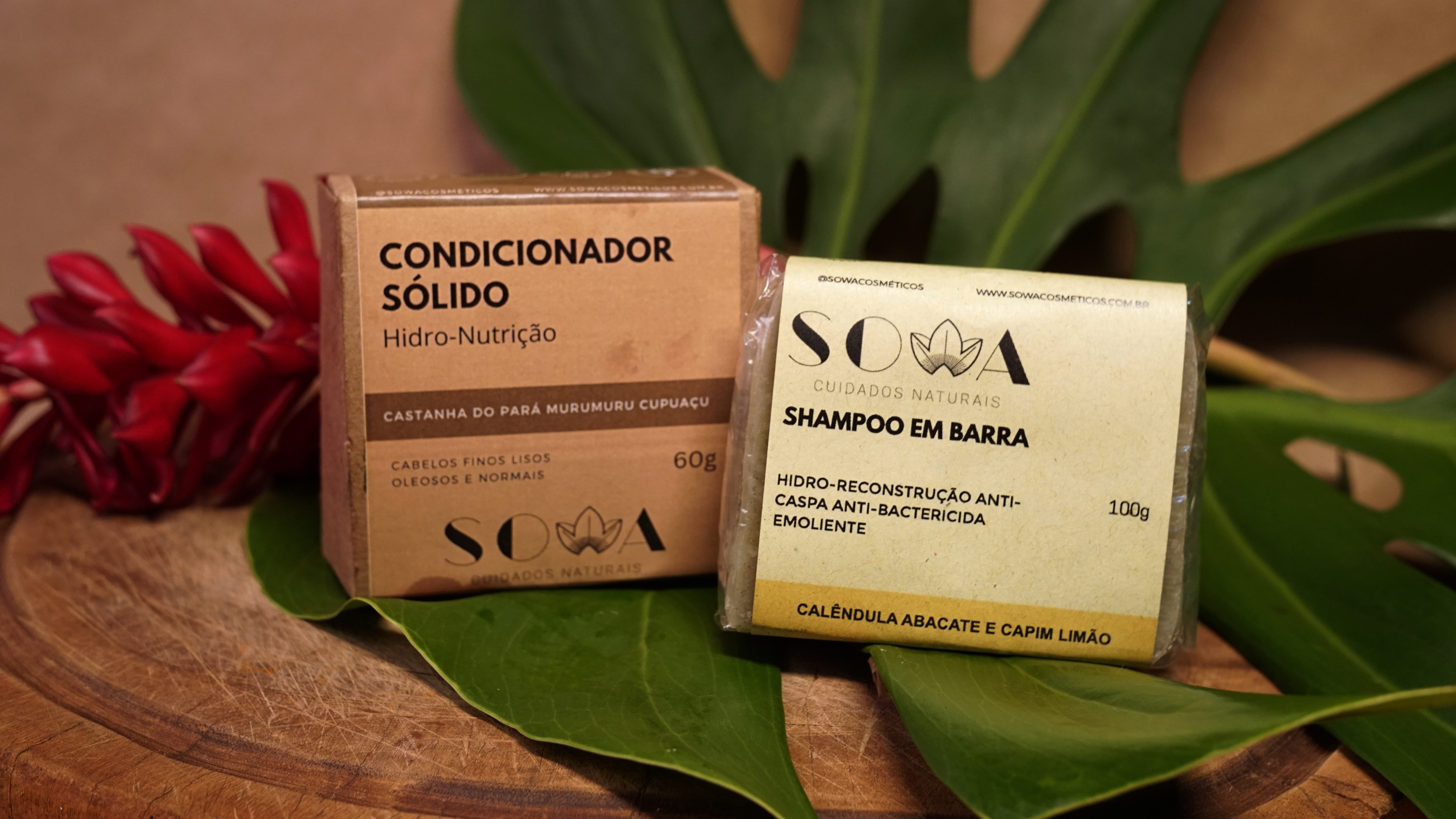 KIT FORTALECIMENTO - SHAMPOO HIDRO-RECONSTRUÇÃO E CONDICIONADOR NUTRIÇÃO 